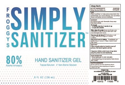 Simply Sanitizer Gel Ii (Simply Gel Rtu 08)